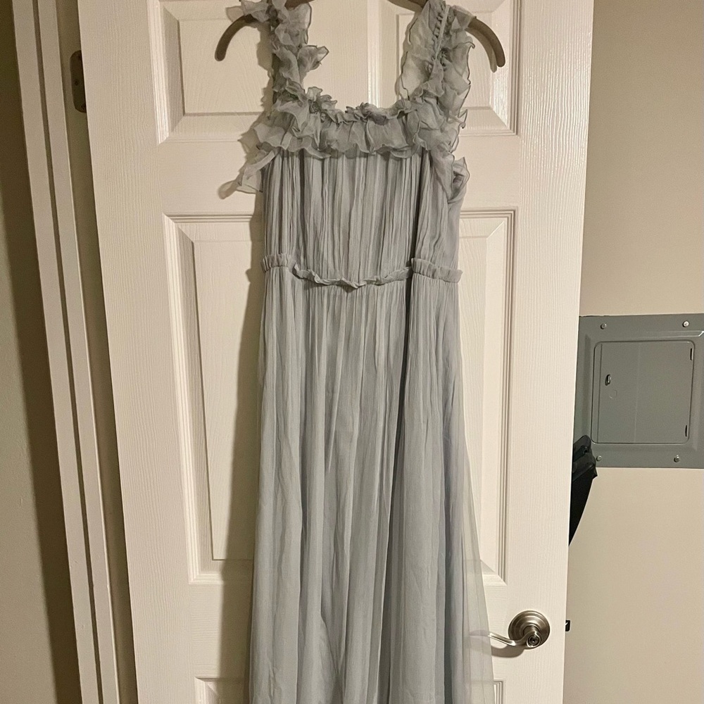 BHLDN Antoinette Dress in mint blue